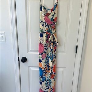 Floral Multicolor Maxi Dress